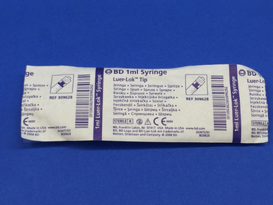 BD 309628 Luer-Lok Tip Syringe 1ml (x)